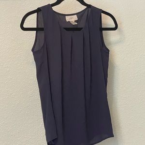 Loft sleeveless blouse